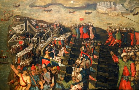 The Siege of Malta- Capture of St Elmo, 23 June 1565 RMG BHC0254