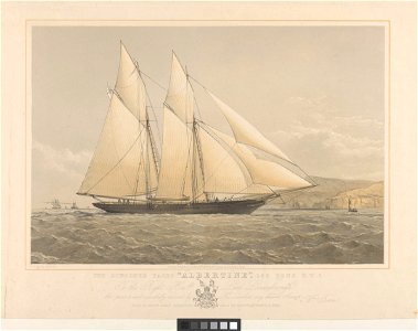 The Schooner Yacht Albertine, 156 Tons R.Y.S RMG PY8750