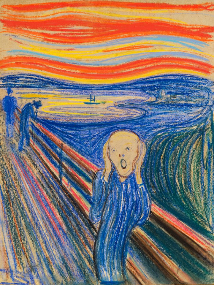 The Scream Pastel