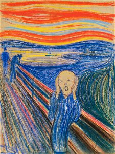 The Scream Pastel