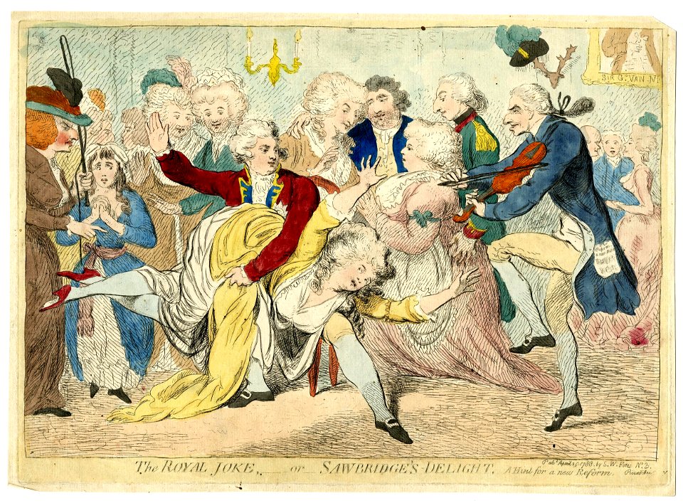 The Royal joke,- or- Sawbridge's-delight, (BM 1868,0808.5716)