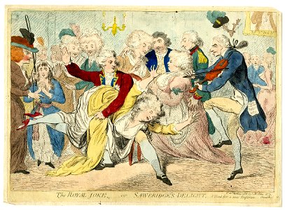 The Royal joke,- or- Sawbridge's-delight, (BM 1868,0808.5716)