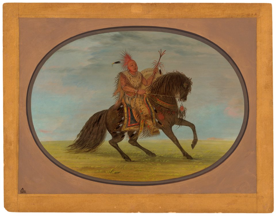 The Running Fox on a Fine Horse - Saukie C16993