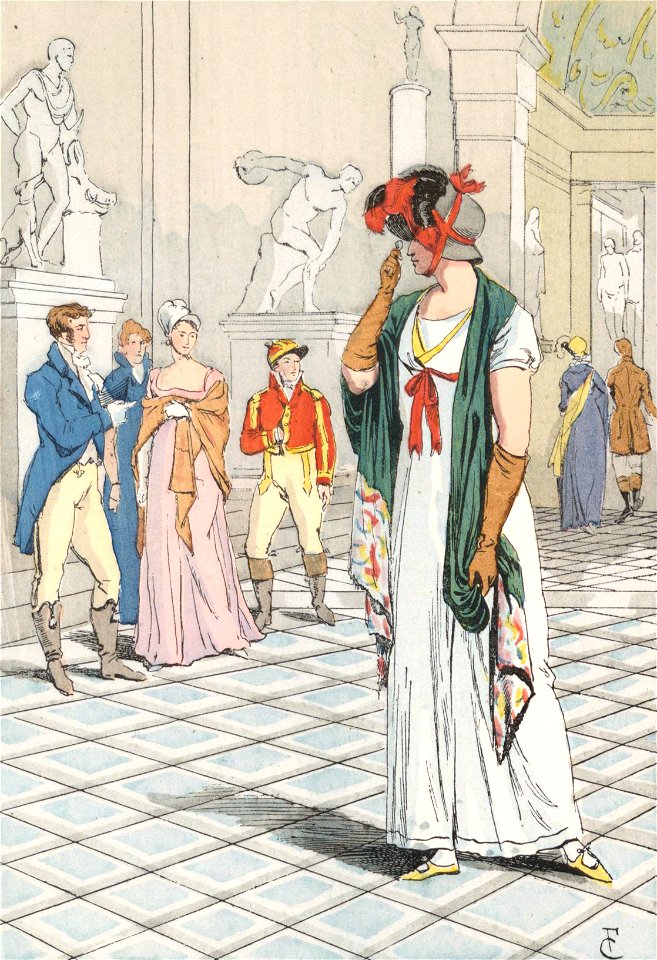 The Sculpture Gallery in the Louvre Museum, 1806