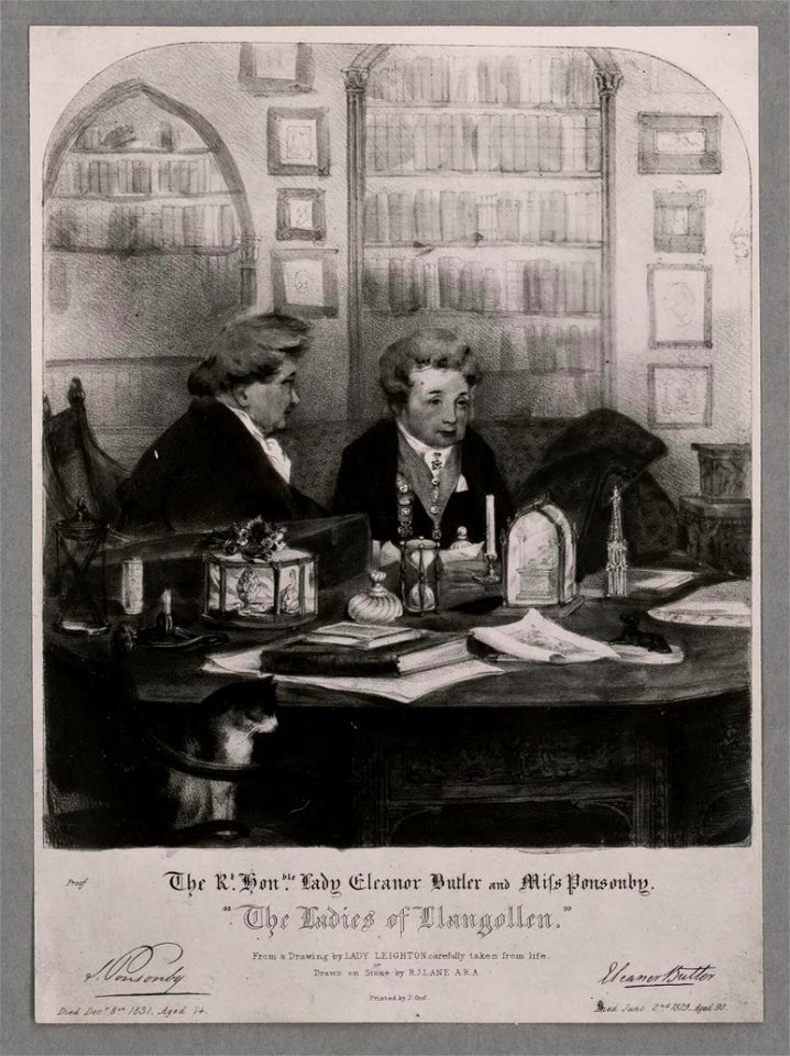 The Rt. Honble. Lady Eleanor Butler and Miss Ponsonby The Ladies of Llangollen (5236466)