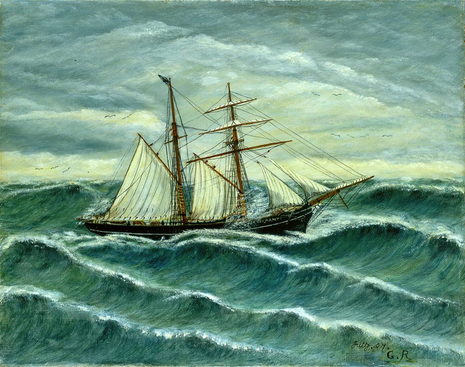 The schooner Touch-Me-Not RMG BHC3670