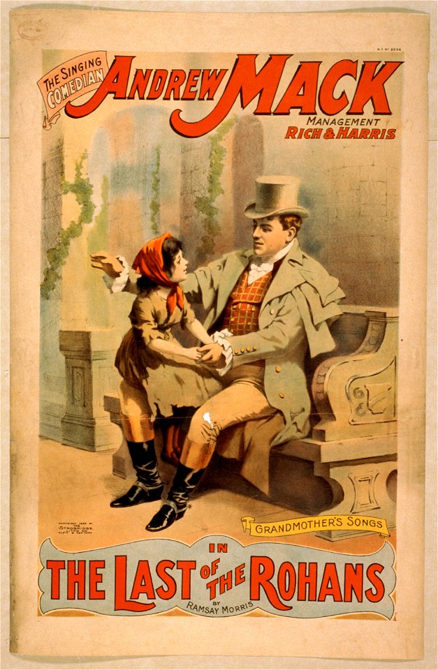 The singing comedian, Andrew Mack in the The last of the Rohans by Ramsay Morris. LCCN2014636486