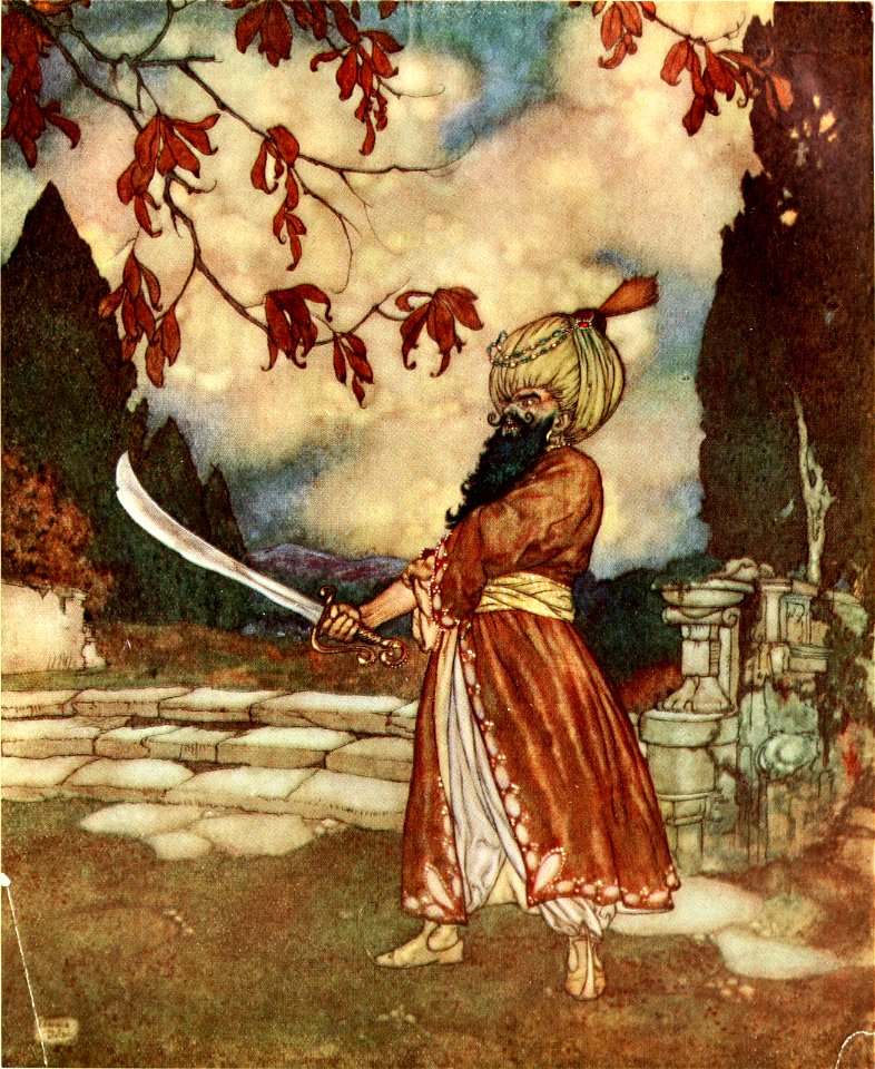 The sleeping beauty and other fairy tales - color plate facing page 045