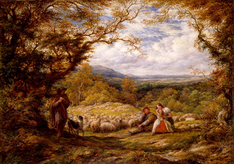 The Sheep Drive - John Linnell - Google Cultural Institute