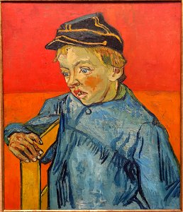 The Schoolboy (The Postman's Son), by Vincent van Gogh, 1888, oil on canvas - Museu de Arte de São Paulo - DSC07369