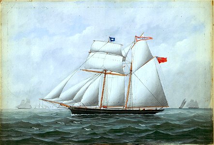 The schooner Little Beauty RMG BHC3451