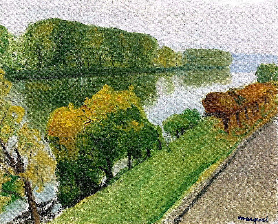 The Sene at La Frette, Grey Weather Albert Marquet