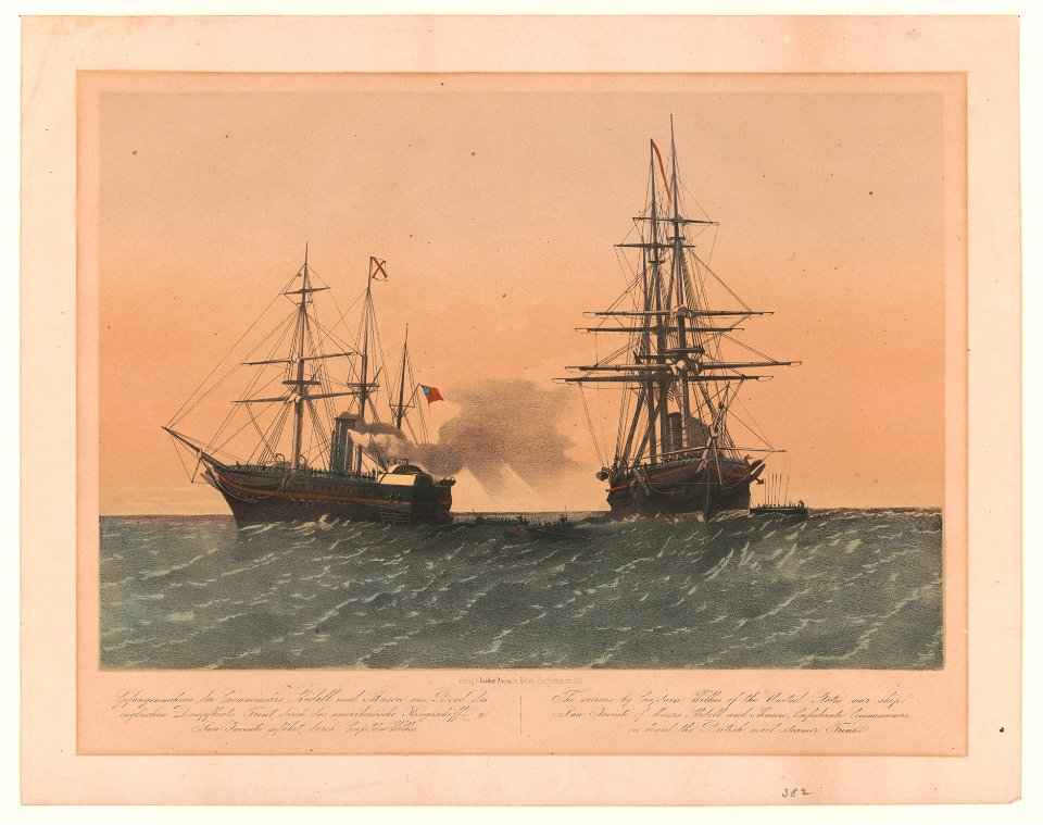 The seizure by Captain Wilkes of the United States' war-ship, San Jacinto LCCN2003679838