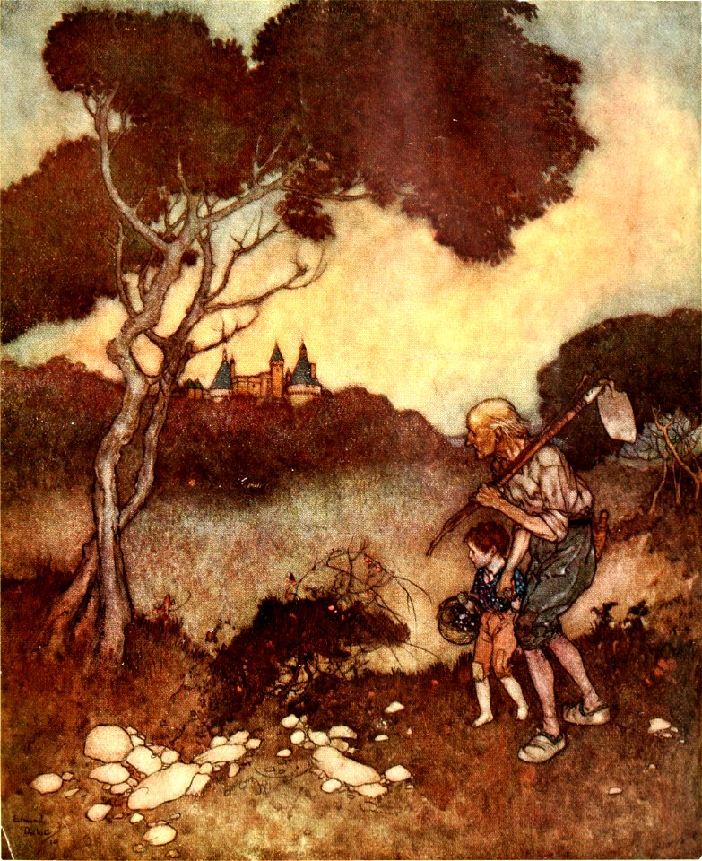 The sleeping beauty and other fairy tales - color plate facing page 017