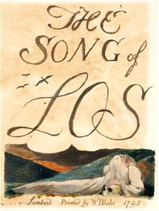 The Song of Los copy 1795 object 2 Henry E Huntington Library and Art Gallery