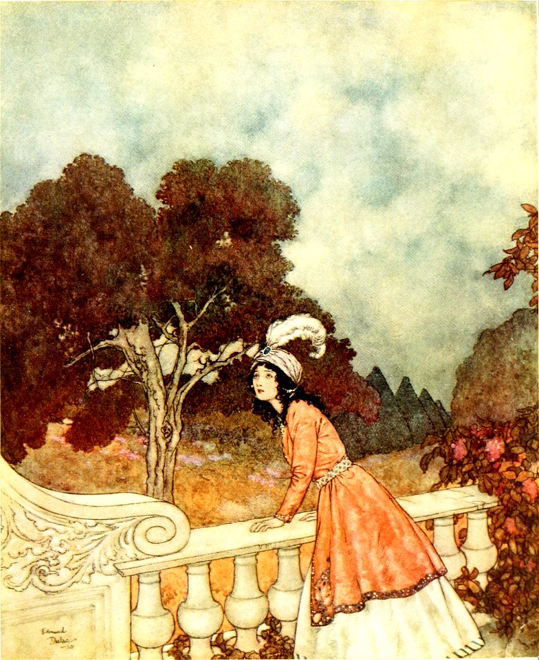 The sleeping beauty and other fairy tales - color plate facing page 041