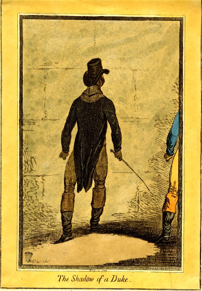 The shadow of a Duke. (BM 1851,0901.746)