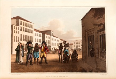 The slave market (2), da Coleção Brasiliana Iconográfica
