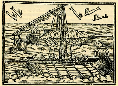The ships which took Salomon Schweigger and the other members of the diplomatic mission to the Holy Land - Schweigger Salomon - 1608