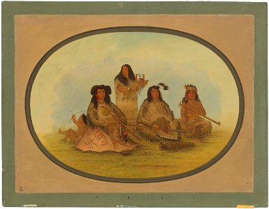 The Sioux Chief with Several Indians C15586