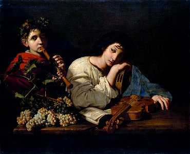 The Sorrows of Aminta, by Bartolomeo Cavarozzi