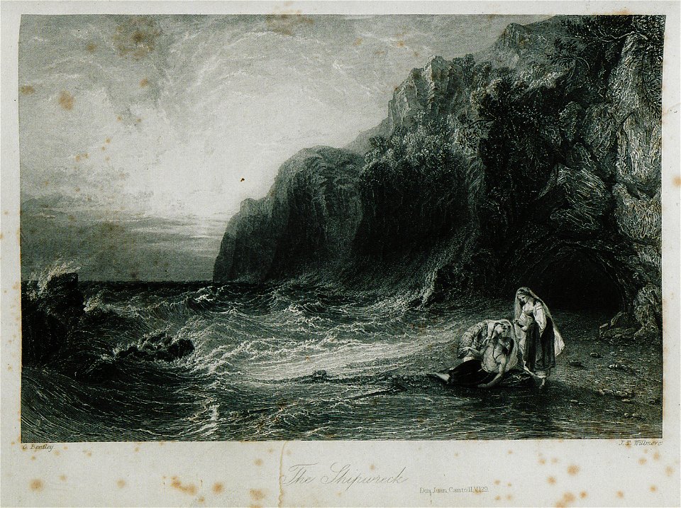 The Shipureck - Byron George Gordon Lord - 1849