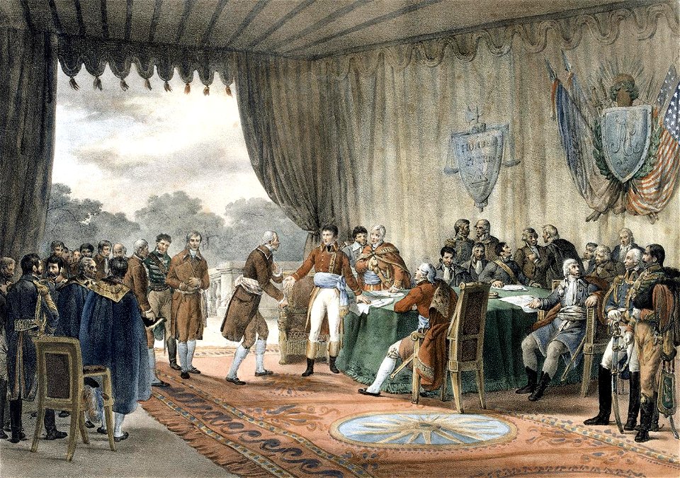 The Signing of the Treaty of Mortefontaine, 30th September 1800 by Victor-Jean Adam