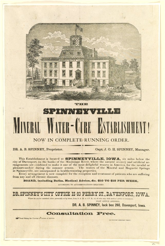 The Spinneyville mineral water-cure establishment! LCCN2003679957
