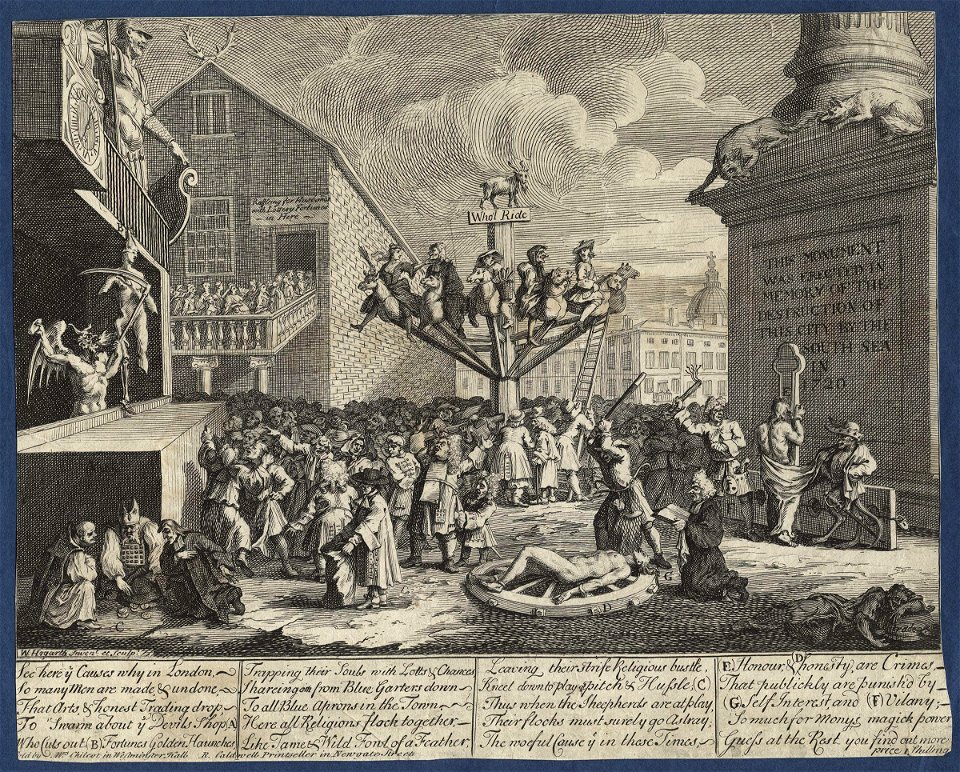 The South Sea Scheme by William Hogarth