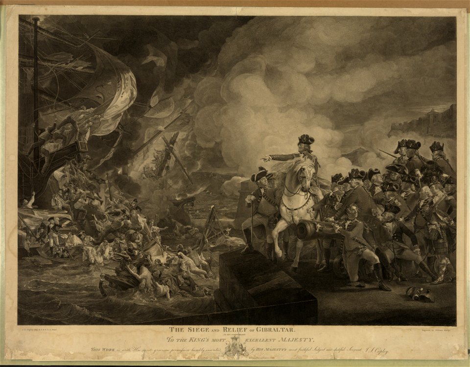 The siege and relief of Gibraltar LCCN96510788