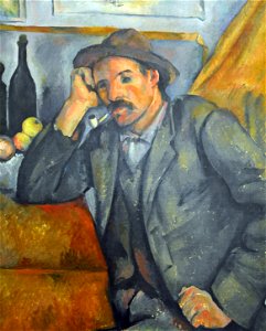 The Smoker, by Paul Cézanne, Hermitage Museum