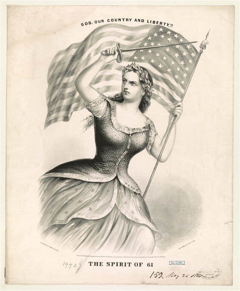 The spirit of 61. God, our country and liberty!! LCCN2003674564