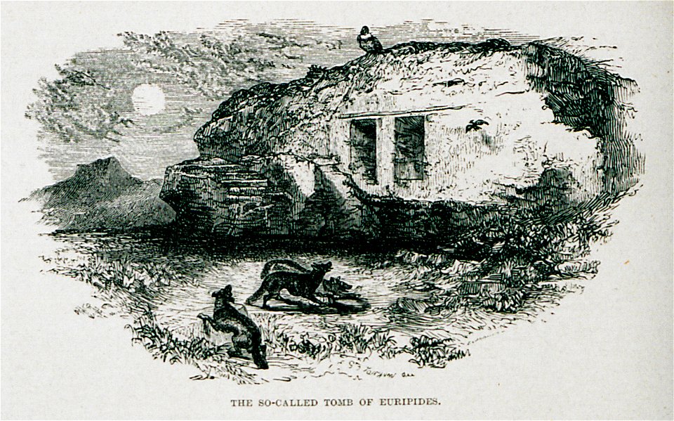 The so-called tomb of Euripides - Wordsworth Christopher - 1882