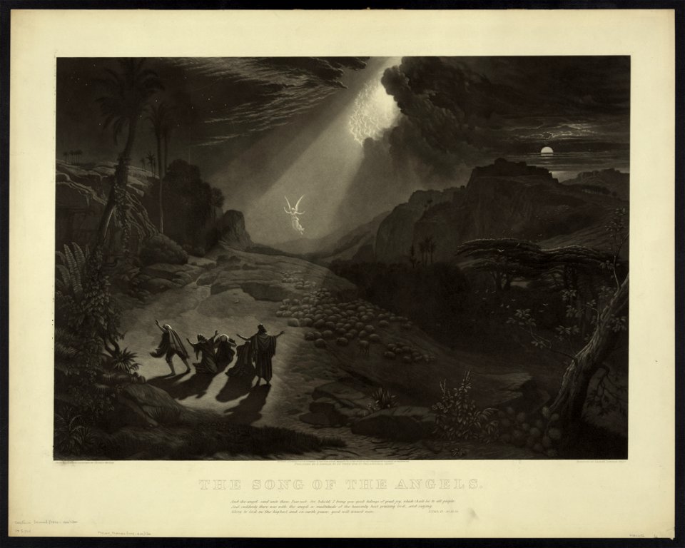 The song of the angels - from an original painting by Thomas Moran ; engraved by Samuel Sartain, Phila. LCCN2006677467