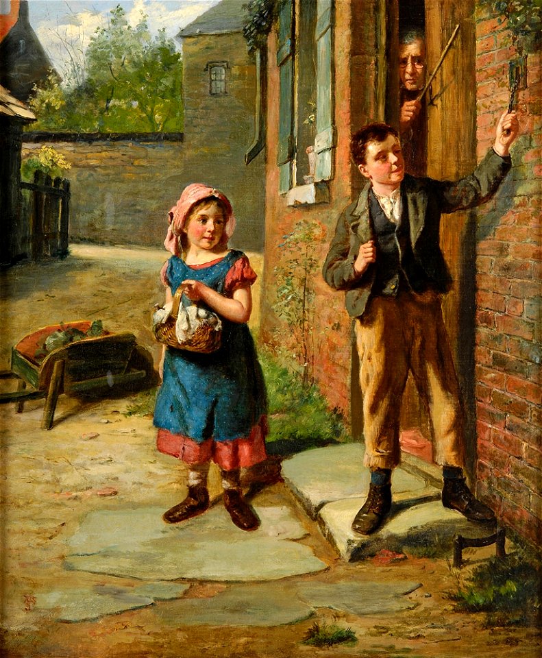 The stolen ring 19th century painting