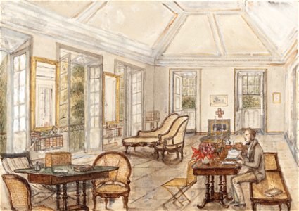 The Spot drawing room. 30th June 1854, da Coleção Brasiliana Iconográfica