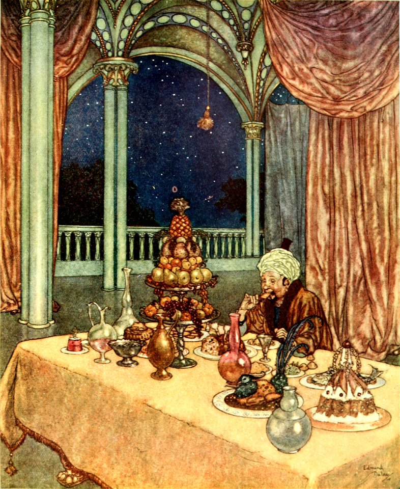 The sleeping beauty and other fairy tales - color plate facing page 081