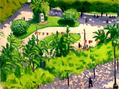 The Square with Flags, Algiers Albert Marquet (1944-1945)