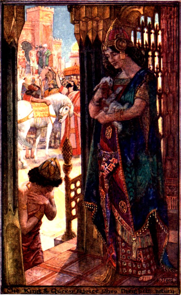 The strange story book color plate facing page 024