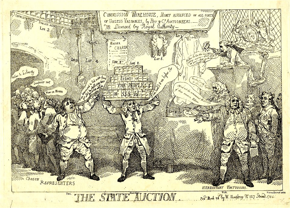 The state auction. (BM 1868,0808.5201)