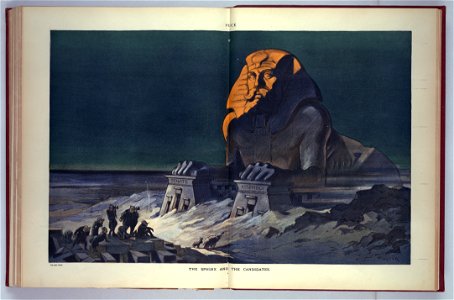 The sphinx and the candidates - Keppler. LCCN2011647269