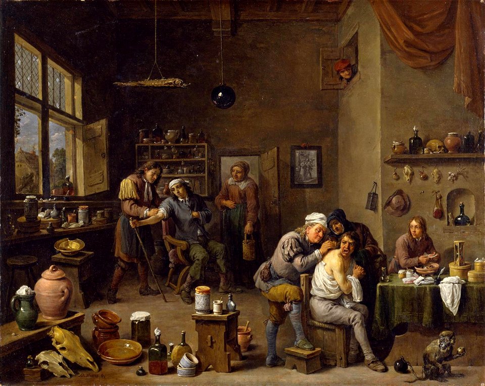The Surgeon by David Teniers the Younger, 1670s