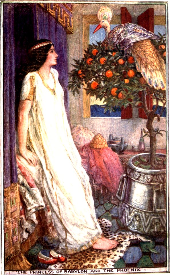 The strange story book color plate facing page 238