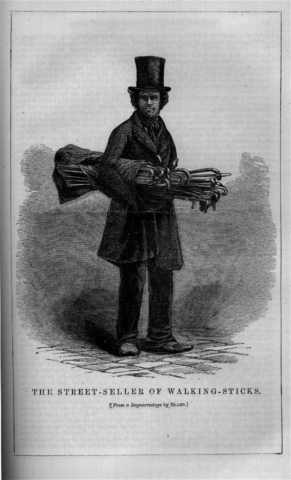 The Street-seller of Walking-sticks