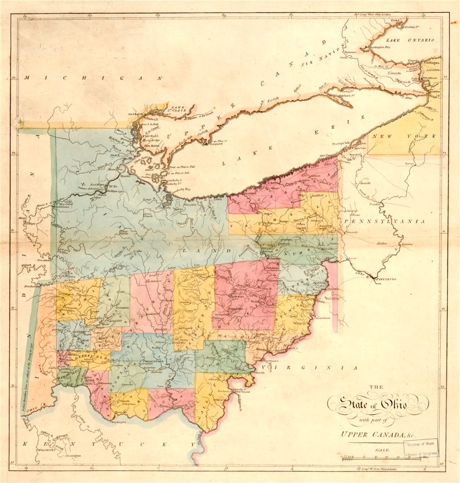 The State of Ohio, with part of Upper Canada, etc. LOC 2011585867