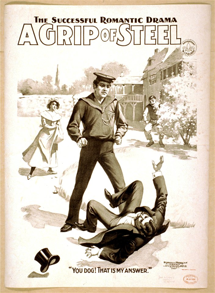 The successful, romantic drama, A grip of steel LCCN2014636458