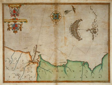 The Spanish and English fleets near Plymouth on 30 - 31 July 1588 RMG D3292
