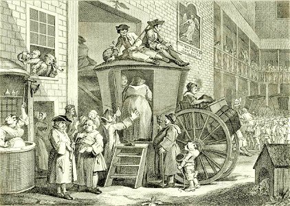 The stagecoach, or a rural farm Tavern