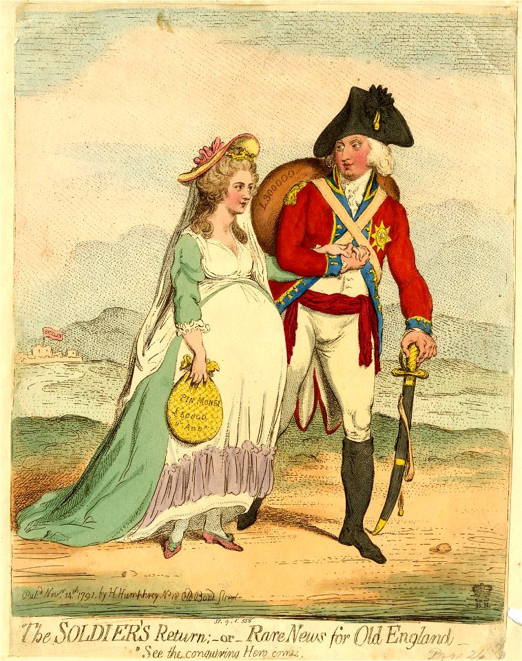 The soldier's return;-or-rare-news for old England- (BM 1851,0901.558)