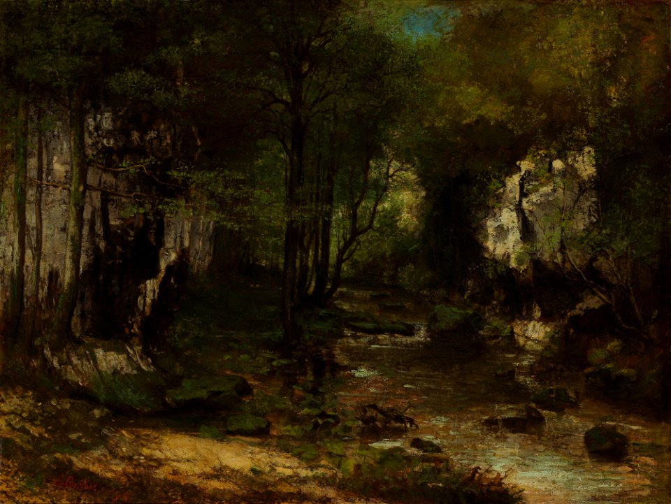 The Stream (Le Ruisseau du Puits-Noir; vallée de la Loue) A10413